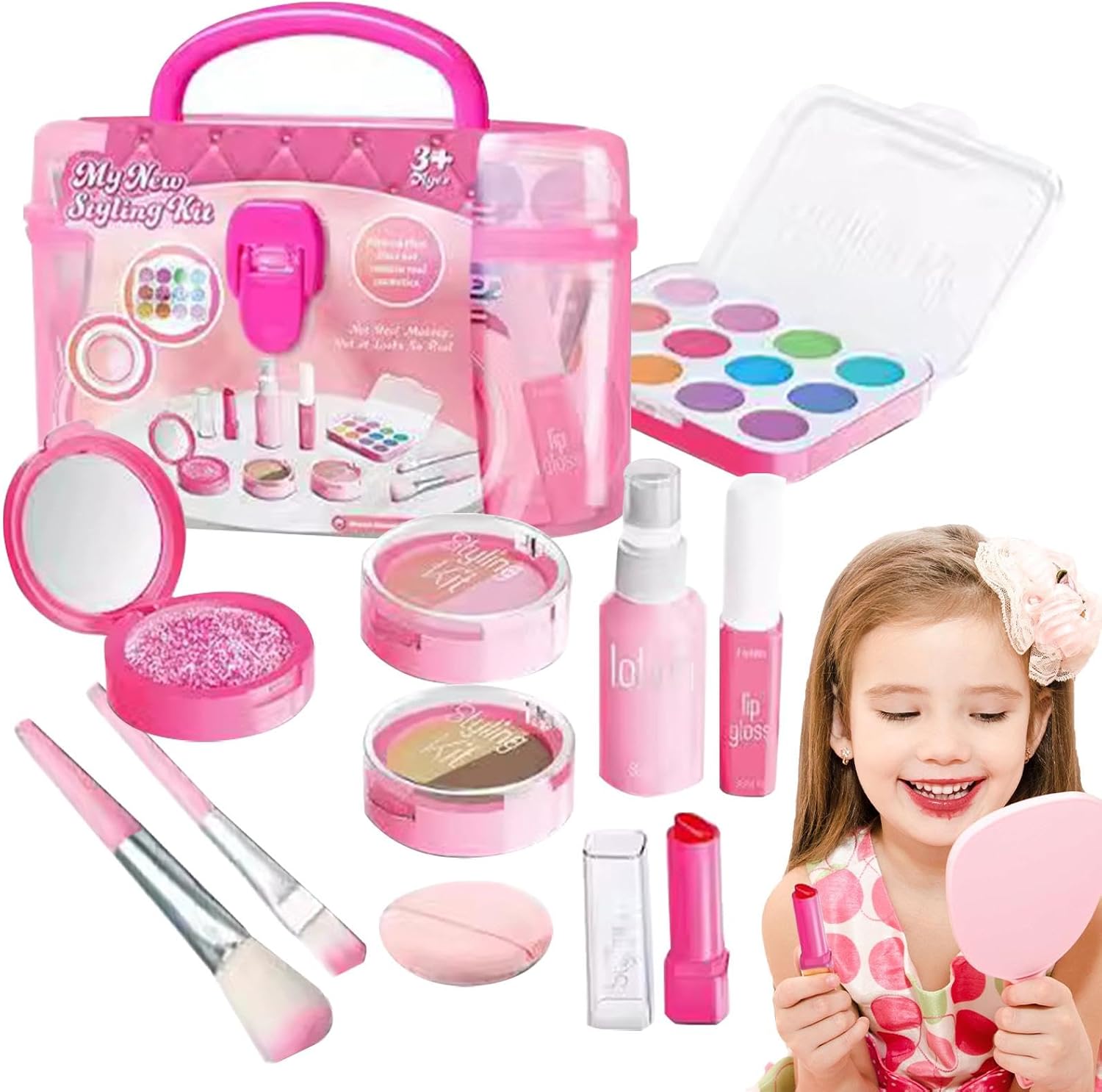 Eco-friendly High Quality Kids Washable Makeup Girl Toys Children Cosmetic Toys Make Up Set - Image 11