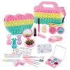 Fashion Gift Girl Toy Cosmetics Princess Dress Up Toy Makeup Kids Makeup Kit with Nails For Kids - Image 13