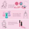 Fashion Gift Girl Toy Cosmetics Princess Dress Up Toy Makeup Kids Makeup Kit with Nails For Kids - Image 16