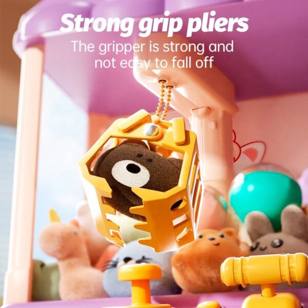 Doll Catcher Machine Toy Educational Indoor Cartoon Electronic Clip Dolls Grabber Household Kids Claw Machine with Music - Image 6