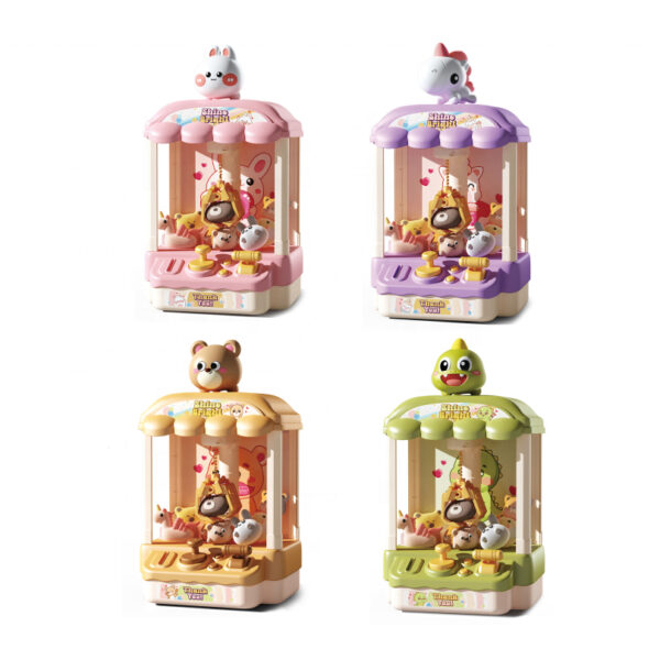Doll Catcher Machine Toy Educational Indoor Cartoon Electronic Clip Dolls Grabber Household Kids Claw Machine with Music - Image 12