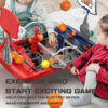 Hot Selling Desktop Basketball Gaming Shot 2 Players Tabletop Soccer Game Hand-cranked Basketball Board Games for Kids - Image 15