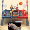 Hot Selling Desktop Basketball Gaming Shot 2 Players Tabletop Soccer Game Hand-cranked Basketball Board Games for Kids - Image 18