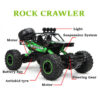 1:12 Large Scale 4WD Four-wheel Drive Alloy Vehicle Stunt Climbing Drift Remote Control Off-Road Car - Image 14