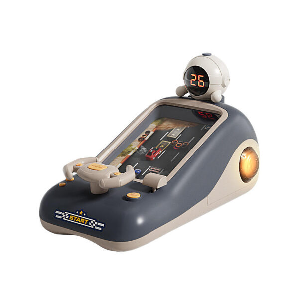 Adventure Racing Blue 3d Games Console Toy Educational Interactive Electronic Music Steering Wheel - Image 2