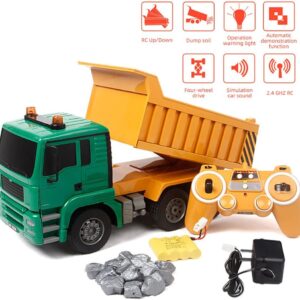 1:20 E520 8 Channel 2.4G Big Remote Control Engineering Mining Dump Construction Truck Toy - Image 14
