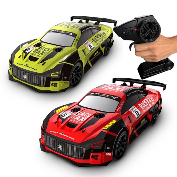 2.4GHz 4WD 7 Colors High Speed Racing Sports Drift Rc Car with LED Lights - Image 2