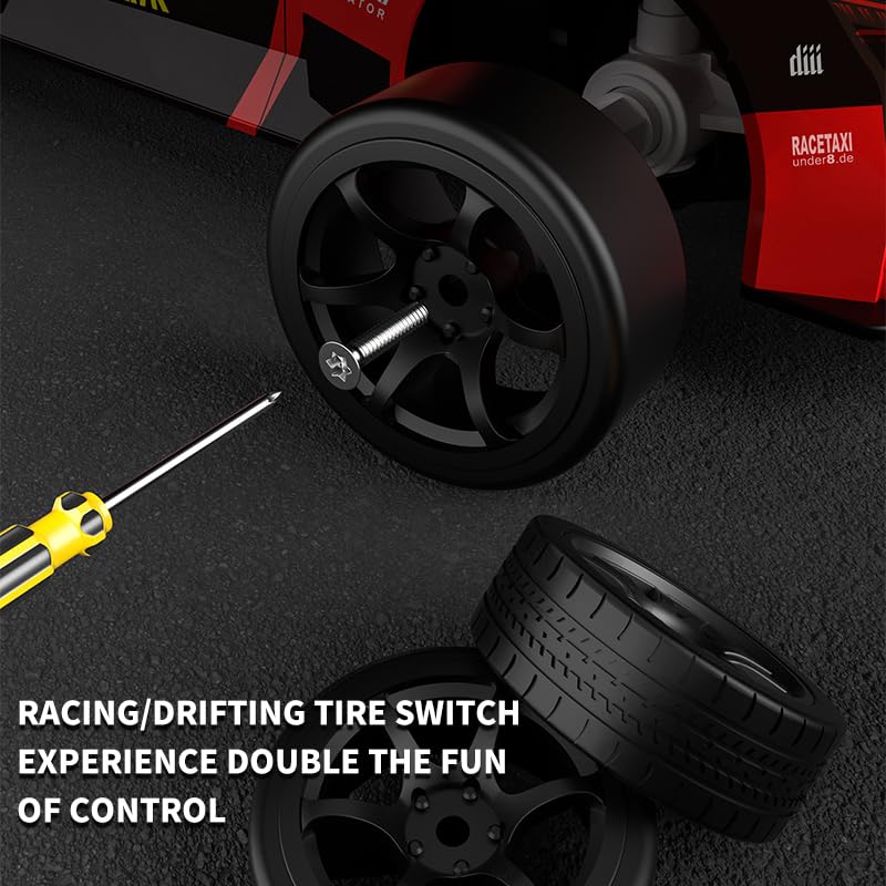 2.4GHz 4WD 7 Colors High Speed Racing Sports Drift Rc Car with LED Lights - Image 11