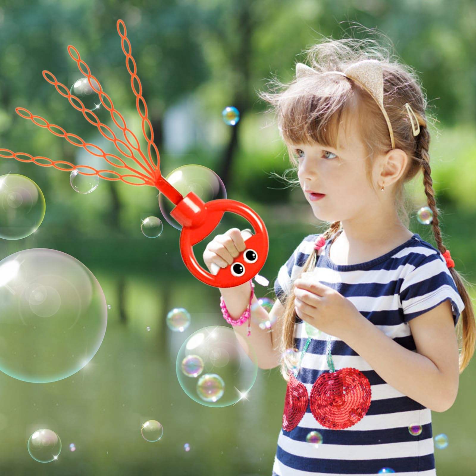 Wholesale Hot Selling 32 Hole Smiling Face Bubble Stick with 5 Claws Bubble Blower Tool Wand Toy Indoor Outdoor for Kids - Image 7