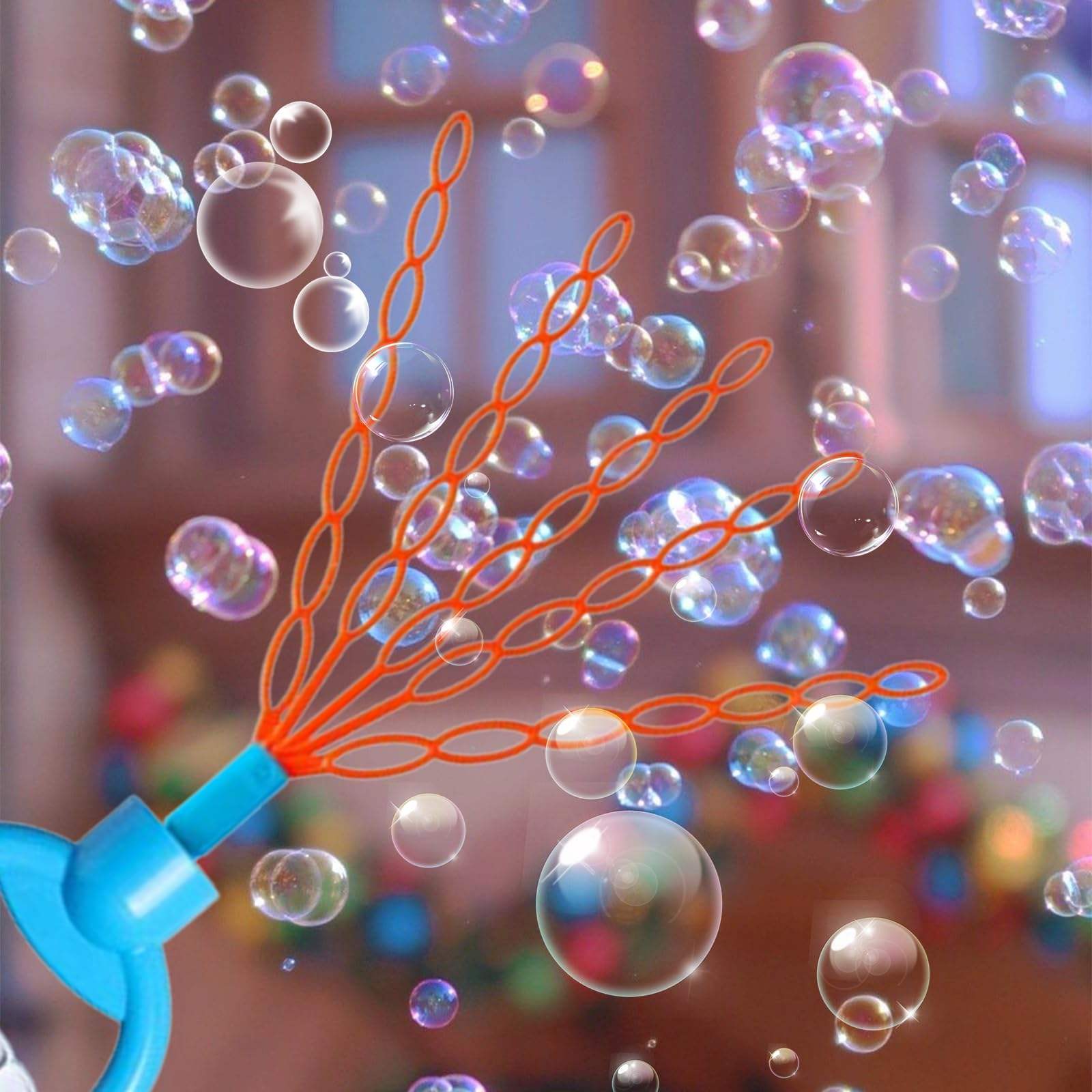 Wholesale Hot Selling 32 Hole Smiling Face Bubble Stick with 5 Claws Bubble Blower Tool Wand Toy Indoor Outdoor for Kids - Image 9