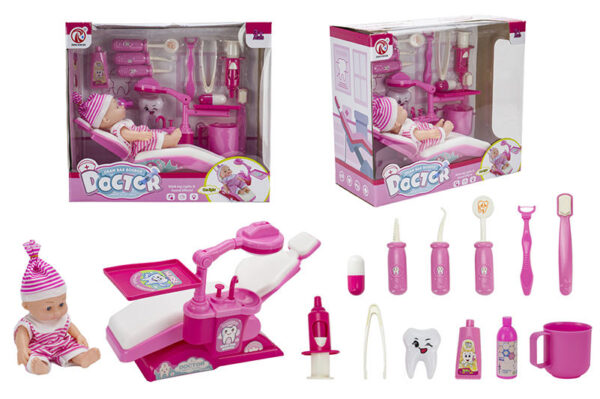 14pcs Doctor Toy Play Children Dentist Set Preschool Educational Medical Doctor Kits Play Set Dentist Toys - Image 3