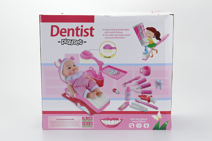 14pcs Doctor Toy Play Children Dentist Set Preschool Educational Medical Doctor Kits Play Set Dentist Toys - Image 10