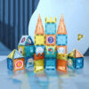 Wholesale Hot Selling 78PCS 3D Diy Building Blocks Set Magnetic Connecting Blocks Toys Sets for Kids - Image 15