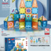 Wholesale Hot Selling 78PCS 3D Diy Building Blocks Set Magnetic Connecting Blocks Toys Sets for Kids - Image 18