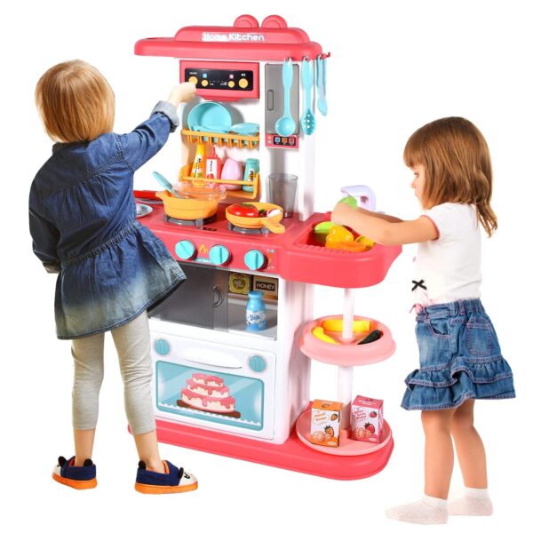 43Pcs 72Cm Children Pretend Play Play Kid Big Kitchen Set Toys - Image 10