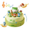 Kids Electric Music Board Games Educational Reactivity Montessori Toy Frog Bouncing Carousel Frog Up Toy - Image 13