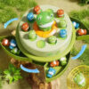 Kids Electric Music Board Games Educational Reactivity Montessori Toy Frog Bouncing Carousel Frog Up Toy - Image 17