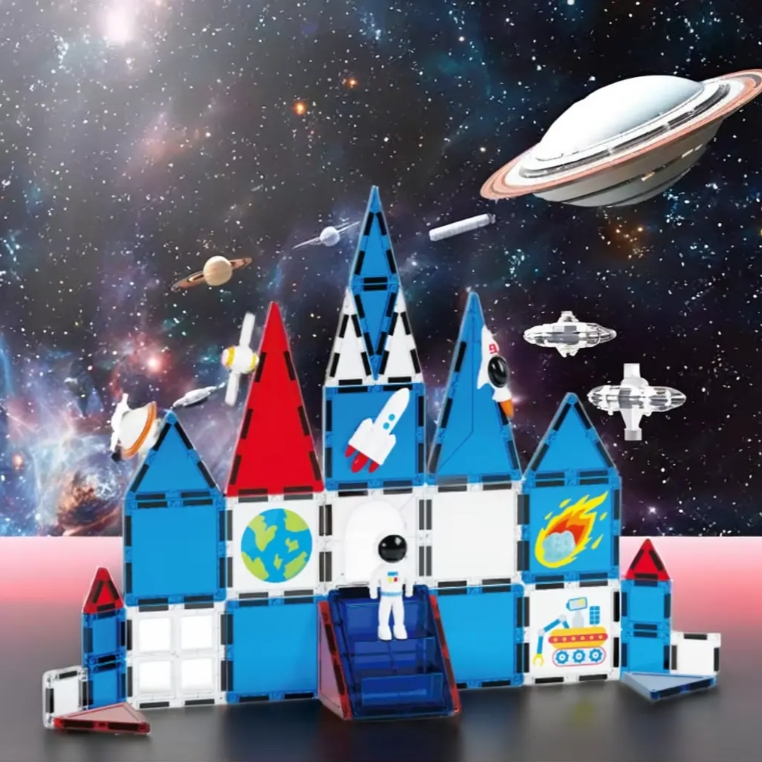 Hot Selling Educational Magnetic Building Blocks Set EN71 ASTM Certified Learning Toys Kids’ Magnetic Tiles Toy for kids - Image 10