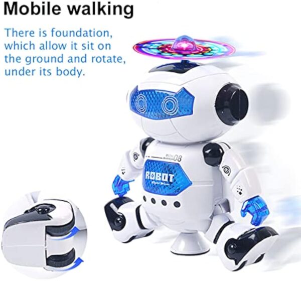 Wholesale New Children Intelligent Educational Battery Operated Electric Smart Light Music Walking Toy Dancing Robots Kids - Image 10