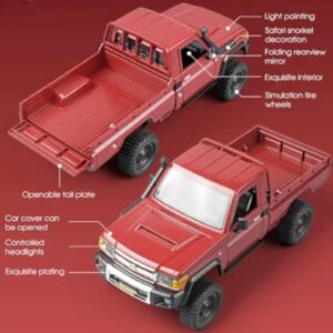1/12 Scale Pickup 4WD 2.4Ghz Remote Control Truck Model Climbing Off-Road Vehicle - Image 21