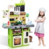 63 PCS Kitchen Accessories 80CM Kids Pretend Play Realistic Lights Sounds Spray Kitchen Set Toys for Children - Image 13