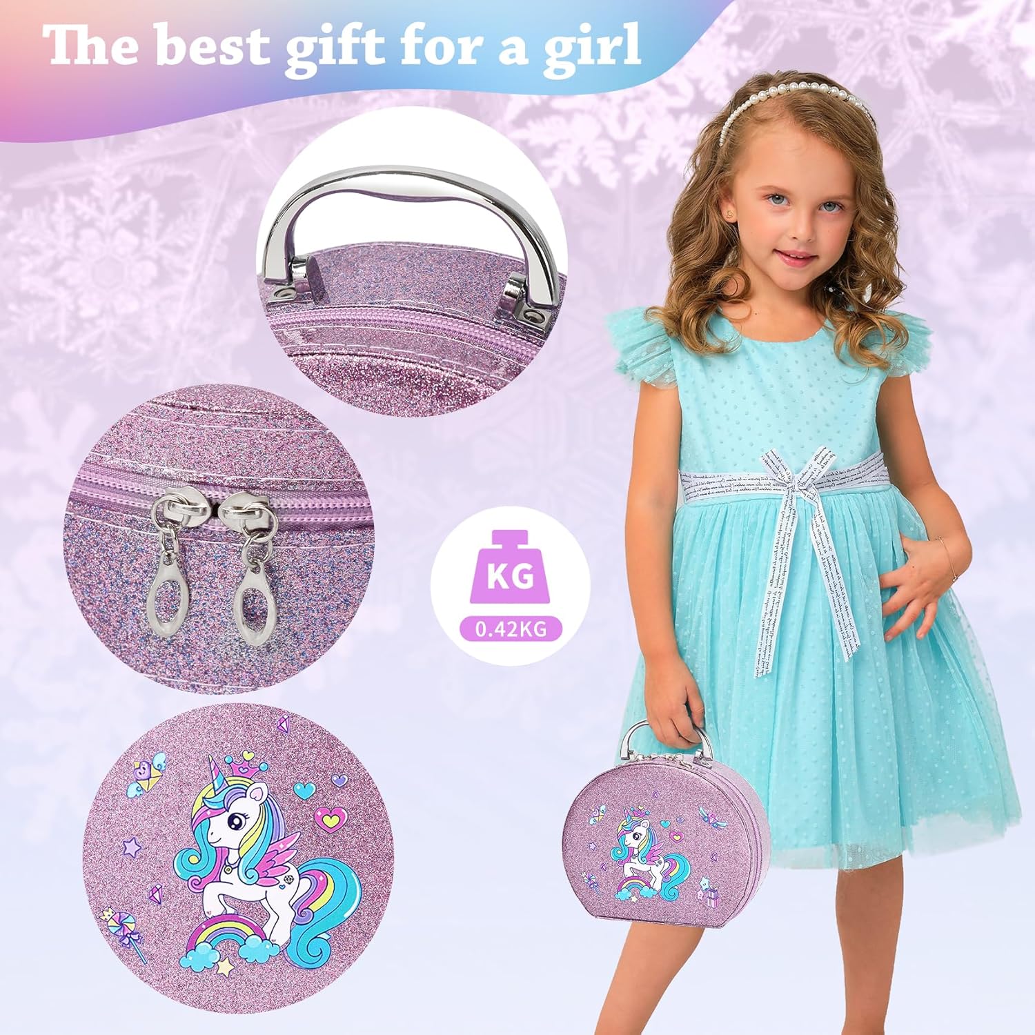 Hot Sale Girl OEM Cosmetic Toys Pretend Play Kids Makeup Kits Washable Non-Toxic Make Up Bag Toys - Image 9
