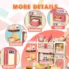 Customized Plastic Role Play Kitchen Play Set Toy Kids Cooking Food Kitchen Toys Female Spraying Kitchen Set Toys - Image 16