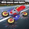 New Design Children’s Music Electric Rotary Universal Kids Toy Motorcycle Colorful Lights Electric Car Toy - Image 14