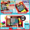 Cash Register Toys Simulation Shopping Toys Gifts with Electronic Sounds Fun Indoor Pretend Play House Toys for Children - Image 14