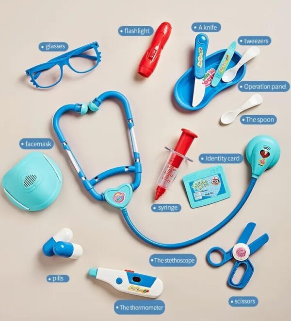 Hot Sale Kids Doctor Kit Children Hospital Role Play Doctor Games Pretend Play Preschool Doctor Toy Set - Image 8