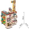 Grocery Toys Mini Trolly Shopping Basket Supermarket Cashier Machine Toy Set for Kids - Image 20