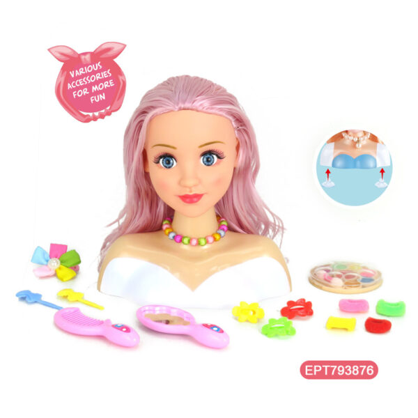Wholesale OEM Kids Beauty Girls Hairdressing Doll Toy - Image 2