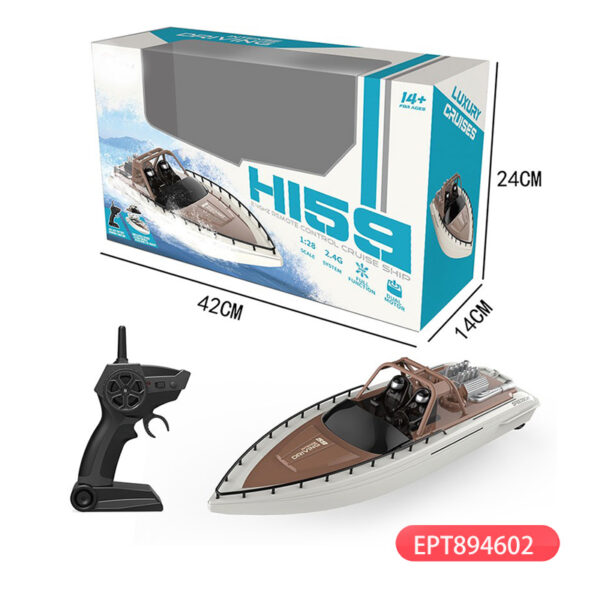 1:36 2.4G Four-Way Remote Control High-Speed Boat Rc Water Toys - Image 6