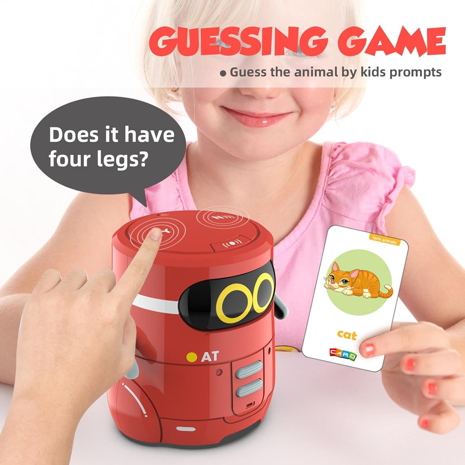 New Remote Control Robot Toy Smart Learning Early Educational Interactive Robot for Kids - Image 3