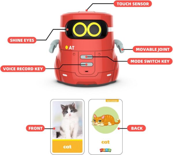 New Remote Control Robot Toy Smart Learning Early Educational Interactive Robot for Kids - Image 8