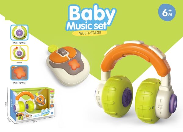 Baby Montessori Sensory Learning Travel Activities Toys with Sound Light-up Baby Music Toys - Image 12