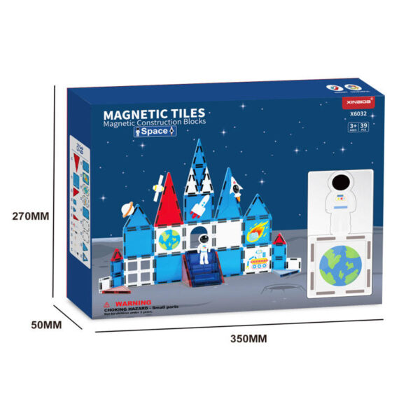Hot Selling Educational Building Blocks Set EN71 ASTM Certified Learning Toys Kids’ Magnetic Tiles Toy - Image 4