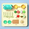 17Pcs Customized Design Role Play Kitchen Play Set Toy Kids Cooking Food Fruit Magnet Cutting Toy for Kids - Image 15