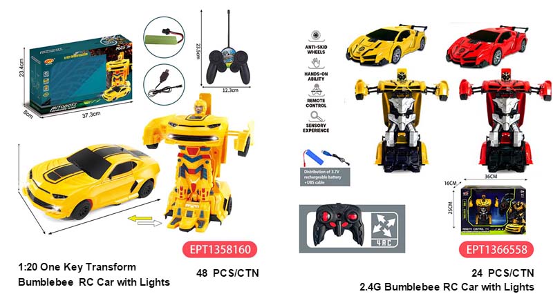 1:20 One Key Transform RC Car with Lights RC car - Image 6