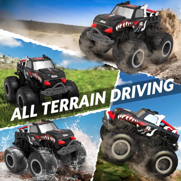 1/20 2.4G 4WD Remote Control Off-Road Rechargeable Amphibious Vehicle Monster Truck Car - Image 6