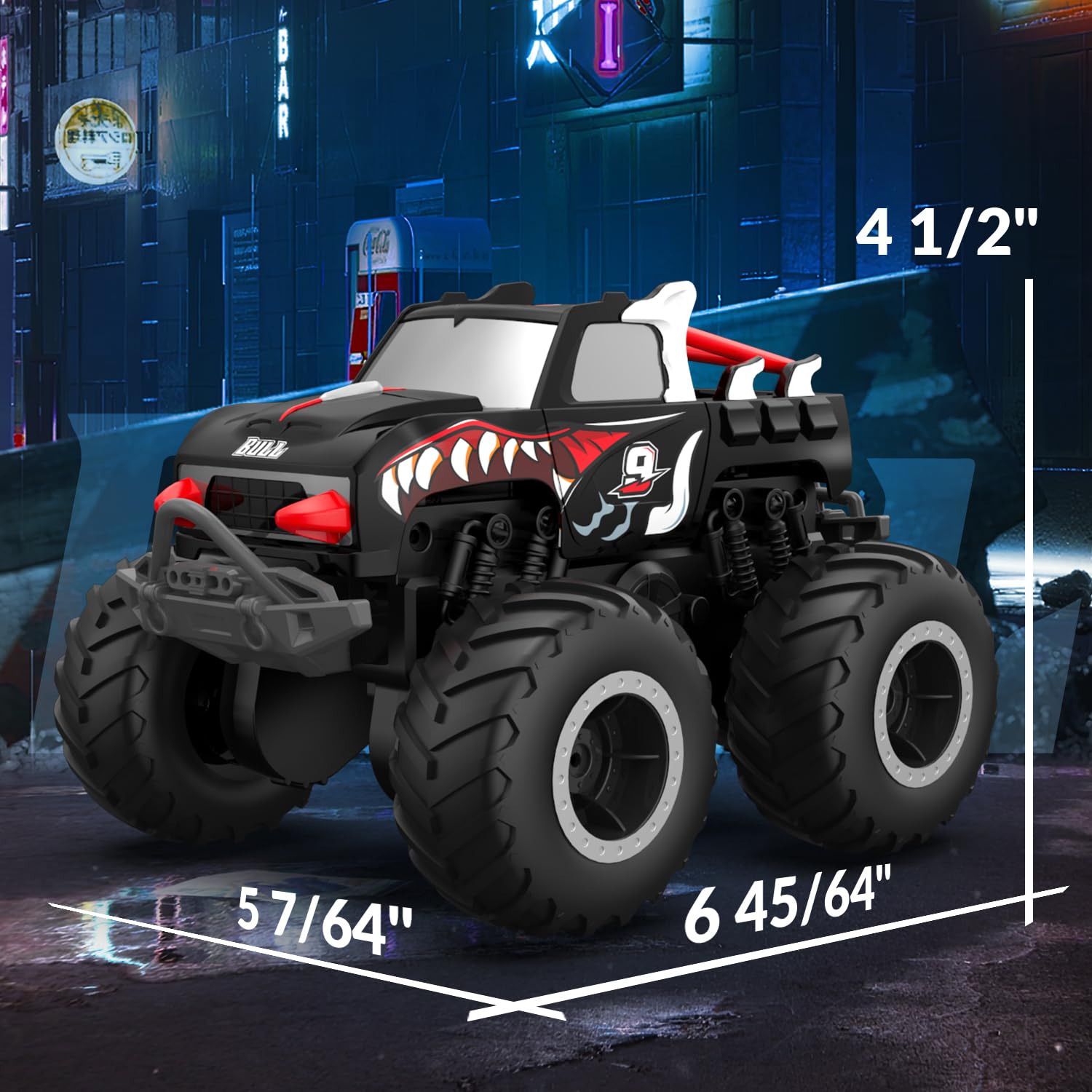 1/20 2.4G 4WD Remote Control Off-Road Rechargeable Amphibious Vehicle Monster Truck Car - Image 11