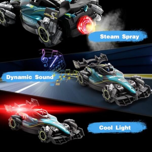 1/12 Watch Sensing RC Spray High Speed Drift Stunt Vehicle F1 Formula Sport Car - Image 6