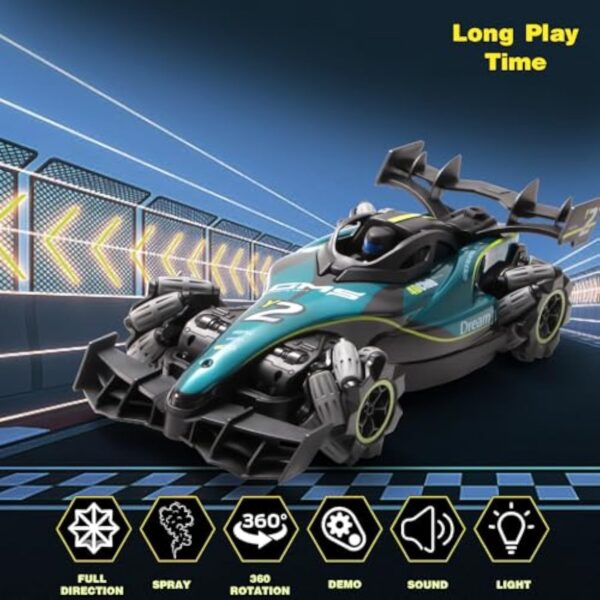 1/12 Watch Sensing RC Spray High Speed Drift Stunt Vehicle F1 Formula Sport Car - Image 8