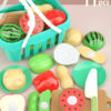 11Pcs Funny Plastic Toy School Children Baby Cutting Food Vegetables Fruit Magnet Cutting Toy for Kids - Image 15