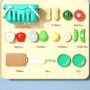 11Pcs Funny Plastic Toy School Children Baby Cutting Food Vegetables Fruit Magnet Cutting Toy for Kids - Image 18