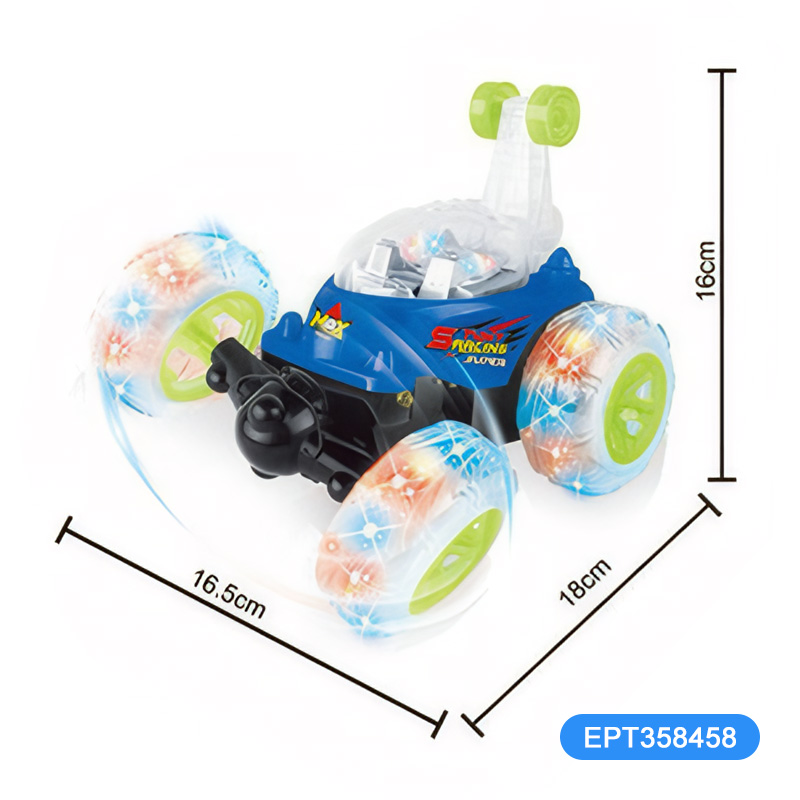 4-Way Rc Dumpe Stunt Remote Control Car Toys Rwith Lights 3 Songs Music - Image 5