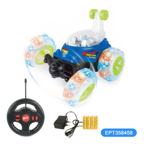 4-Way Rc Dumpe Stunt Remote Control Car Toys Rwith Lights 3 Songs Music - Image 8