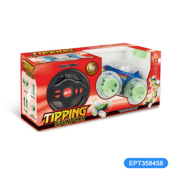 4-Way Rc Dumpe Stunt Remote Control Car Toys Rwith Lights 3 Songs Music - Image 10