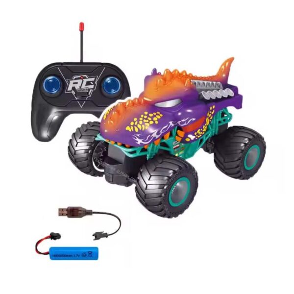 1:20 4-Functions Remote Control Sasquatch Dinosaur Car Toy - Image 2