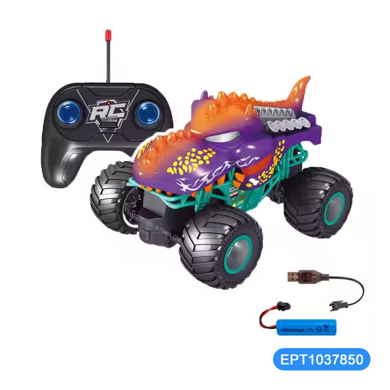 1:20 4-Functions Remote Control Sasquatch Dinosaur Car Toy - Image 7